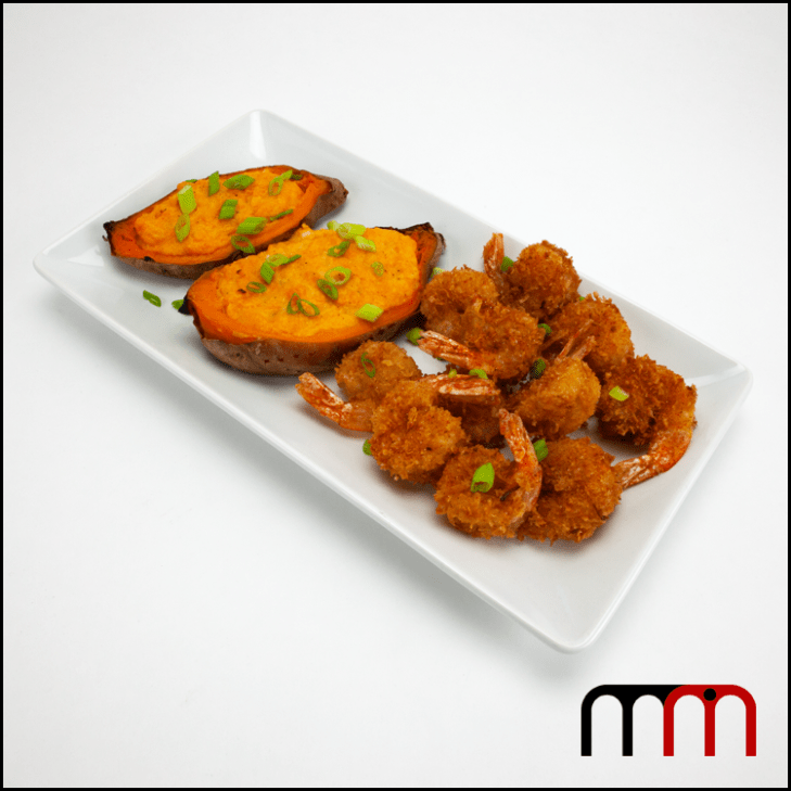 135 Papua New Guinea - Spicy Coconut Shrimp w Coconut Kau Kau