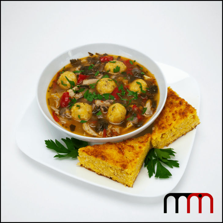 136 Paraguay - Vori Vori de Pollo w Sopa Paraguaya