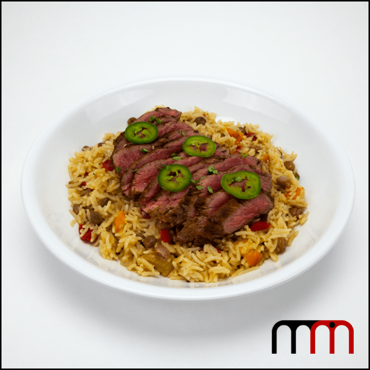 145 Saint Kitts and Nevis - Rikkita beef with Peas and Rice